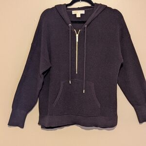 Women's Michael Kors Brown Hoodie Sweater